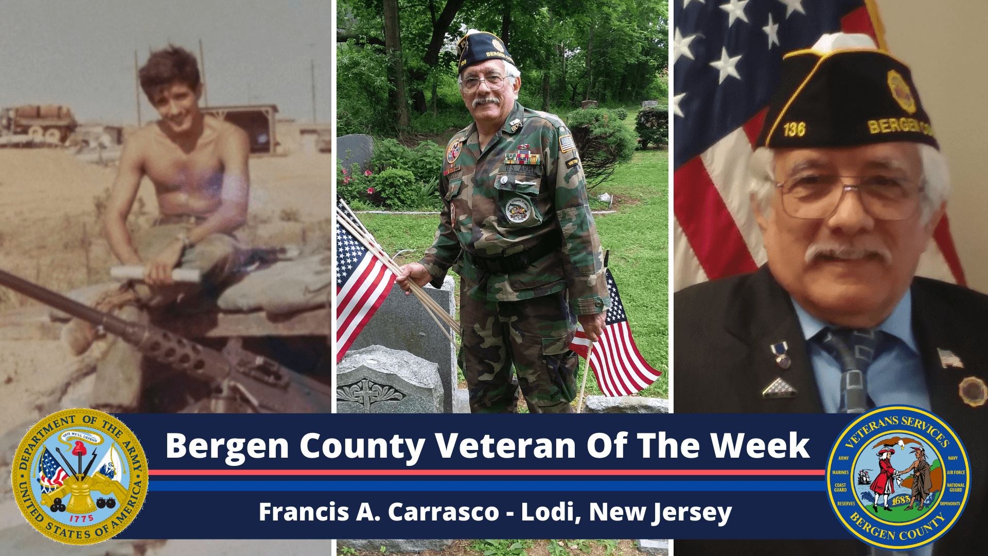 Read more about the article Bergen County Veteran of the Week: Francis A. Carrasco