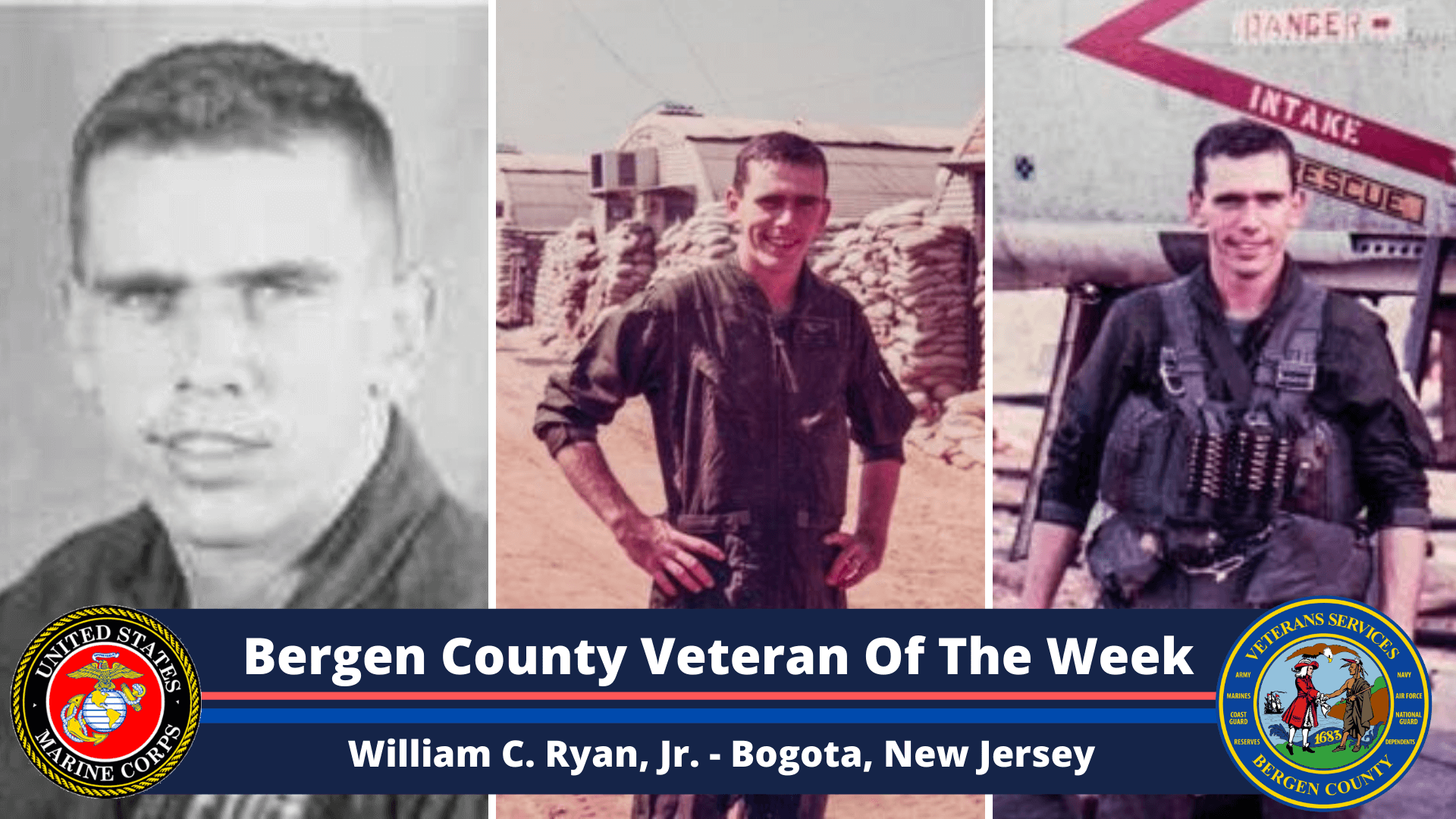 Read more about the article Bergen County Veteran of the Week: William C. Ryan, Jr.