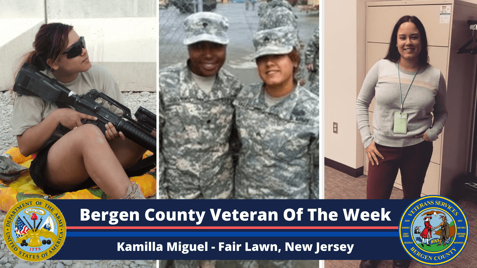 Read more about the article Bergen County Veteran of the Week: Kamilla Miguel